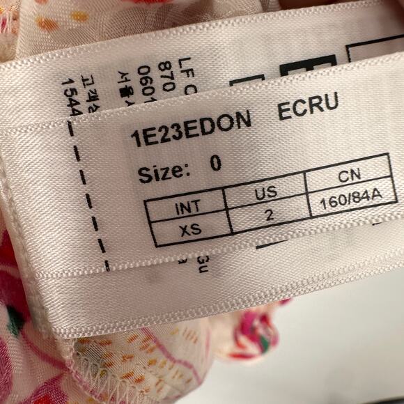 Ba&sh NWT Evereve Edon V Neck Floral Blouse // XS - Picture 11 of 14